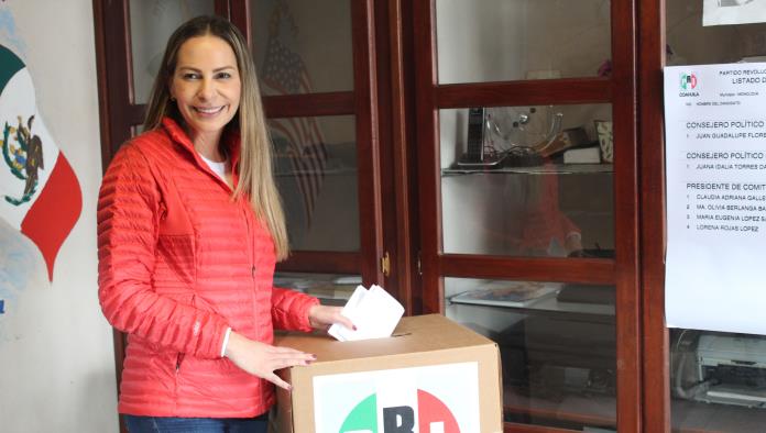 Viven priístas una fiesta democrática