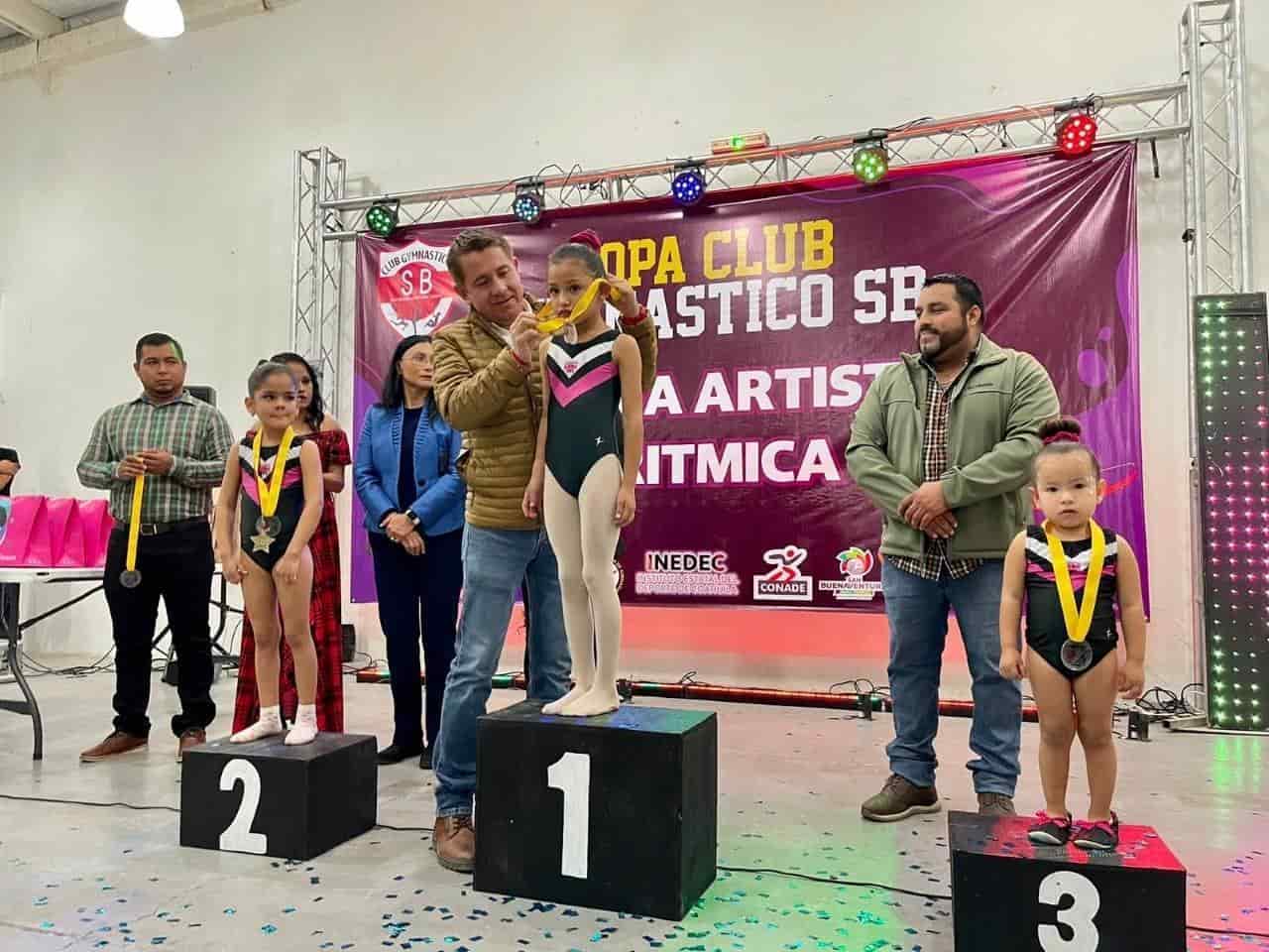 Apoyará Hugo a niñas Gimnastas 