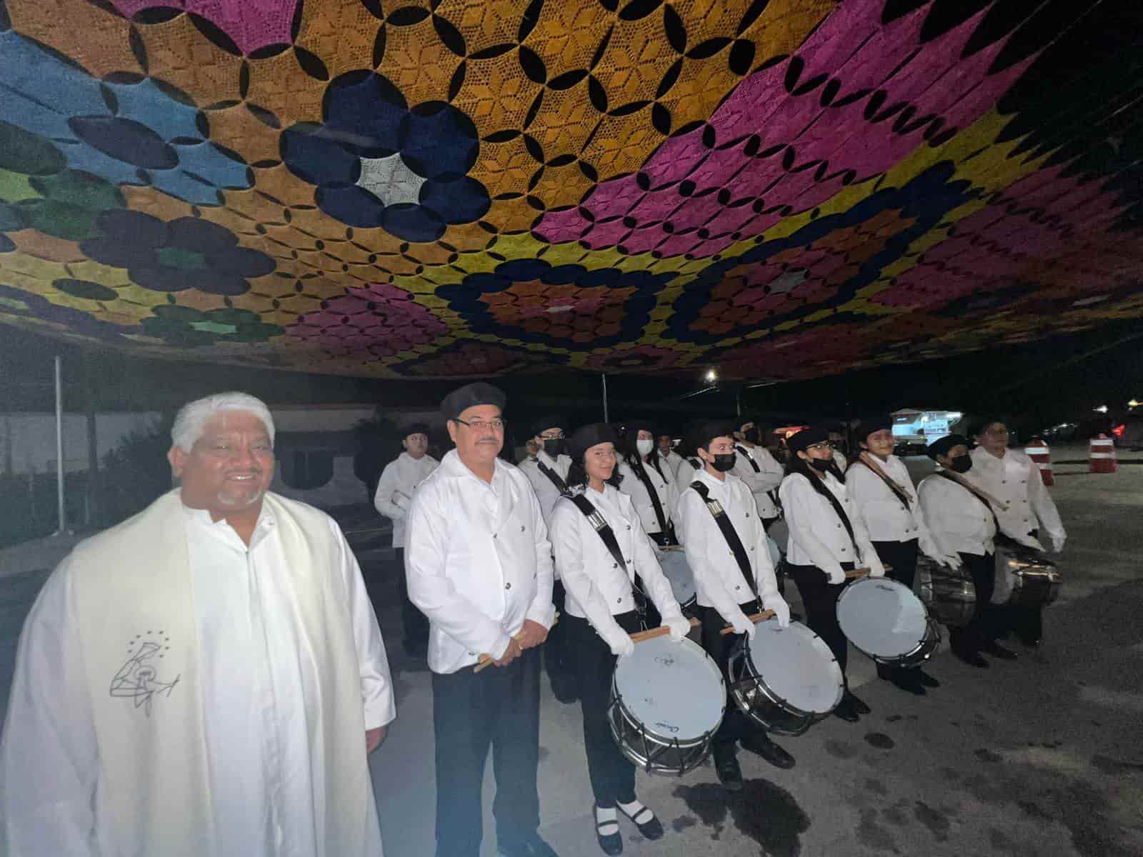 Inauguran tejido Guadalupano