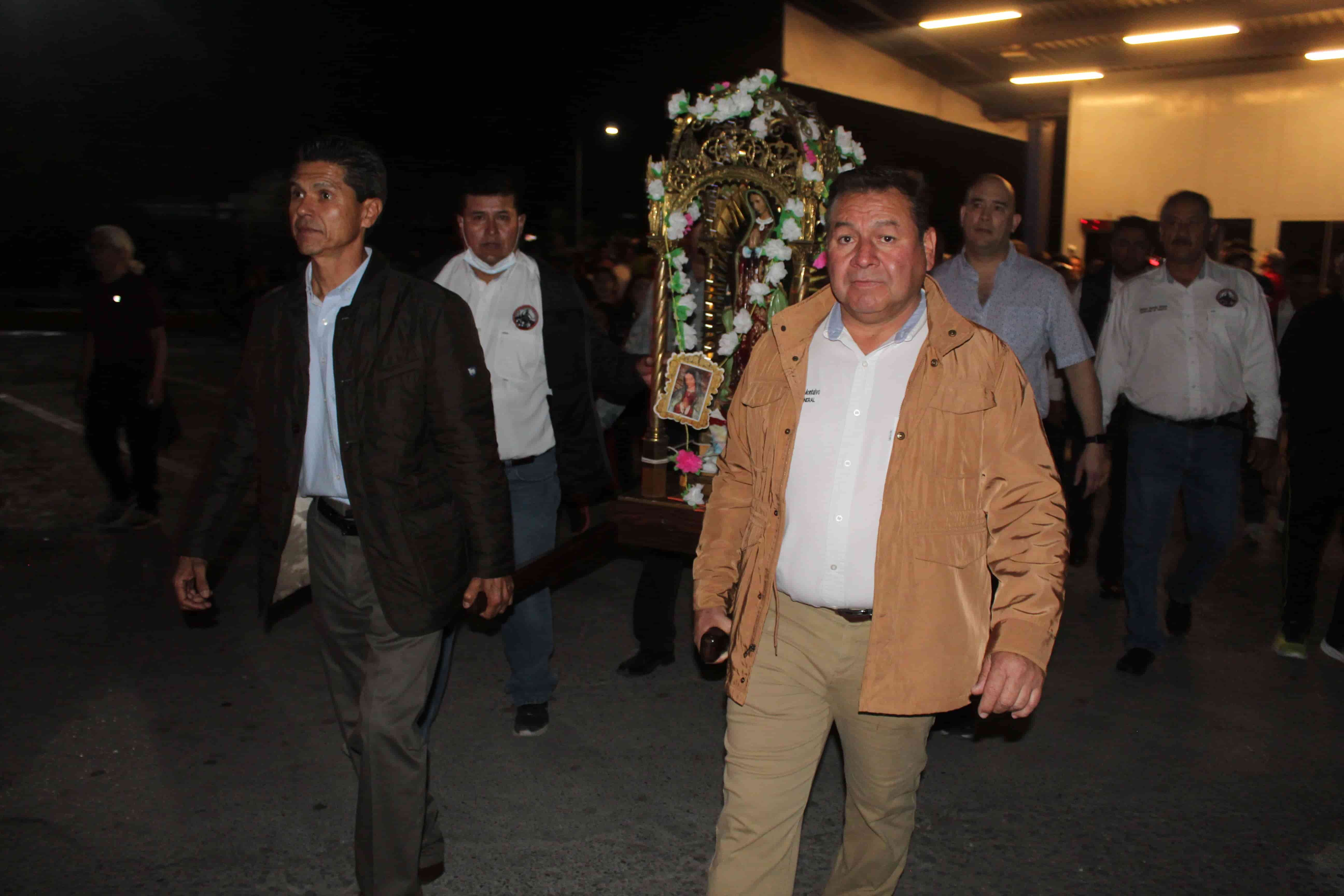 Obreros de Ahmsa veneran a la Guadalupana