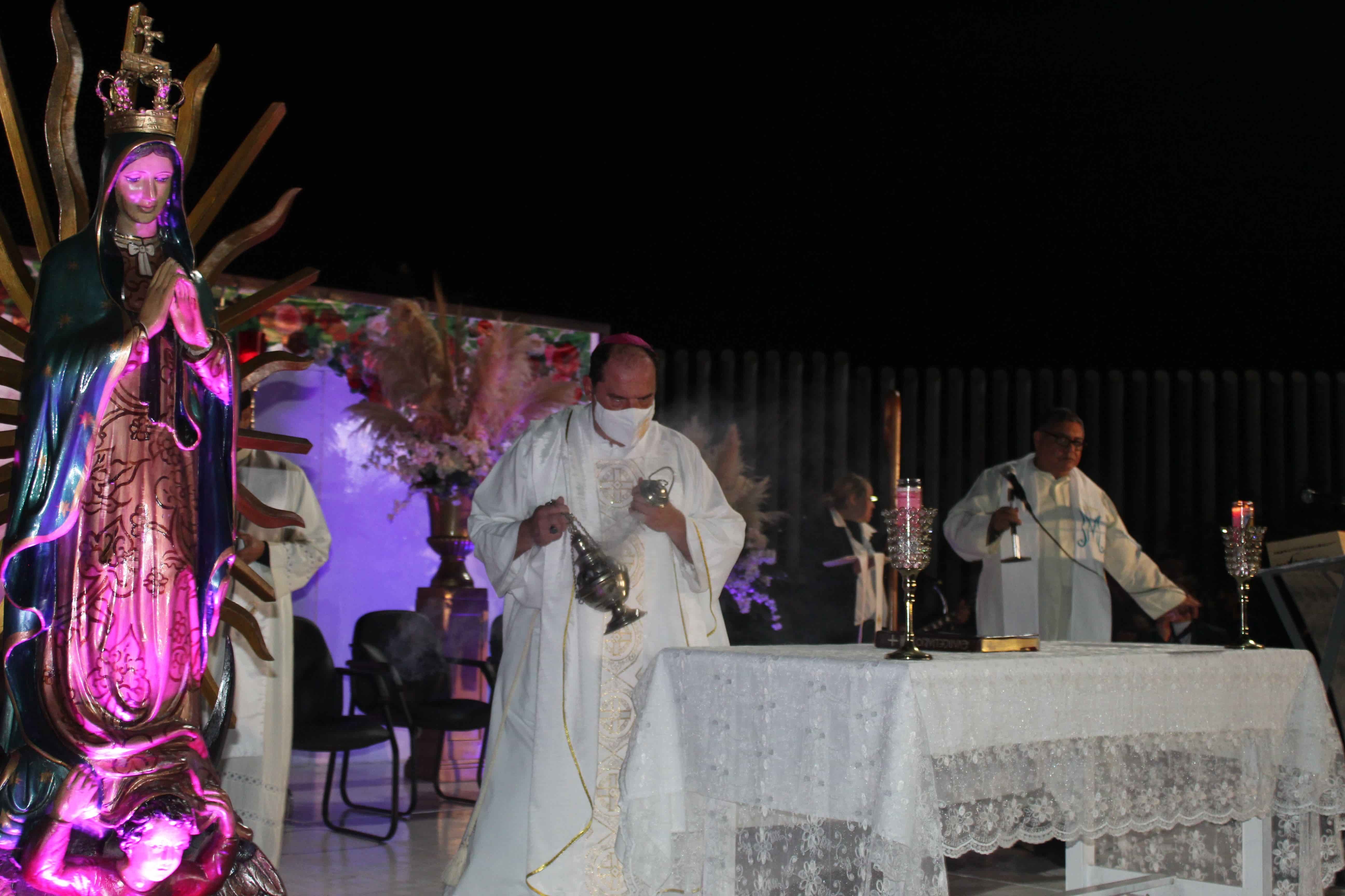 Obreros de Ahmsa veneran a la Guadalupana