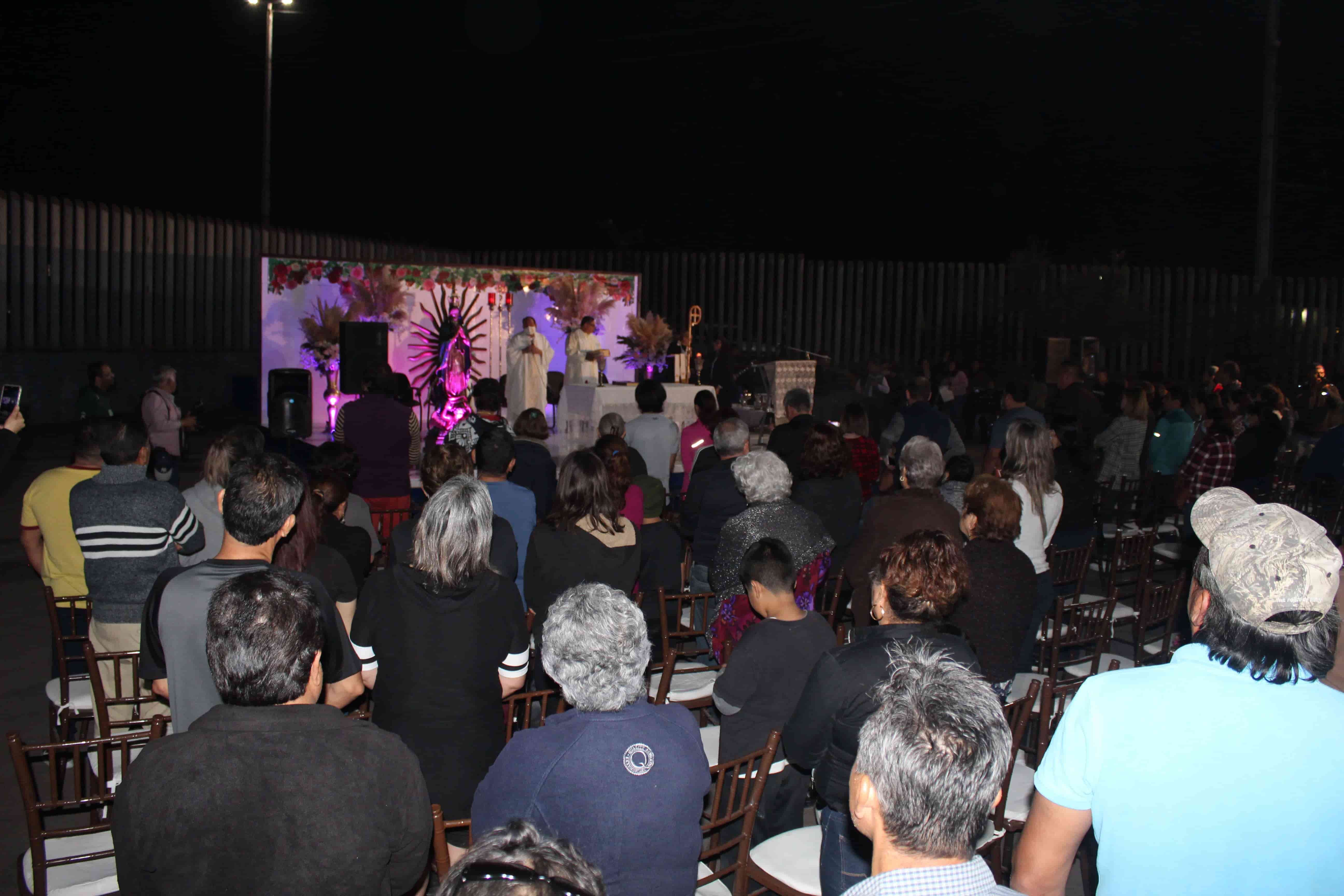 Obreros de Ahmsa veneran a la Guadalupana