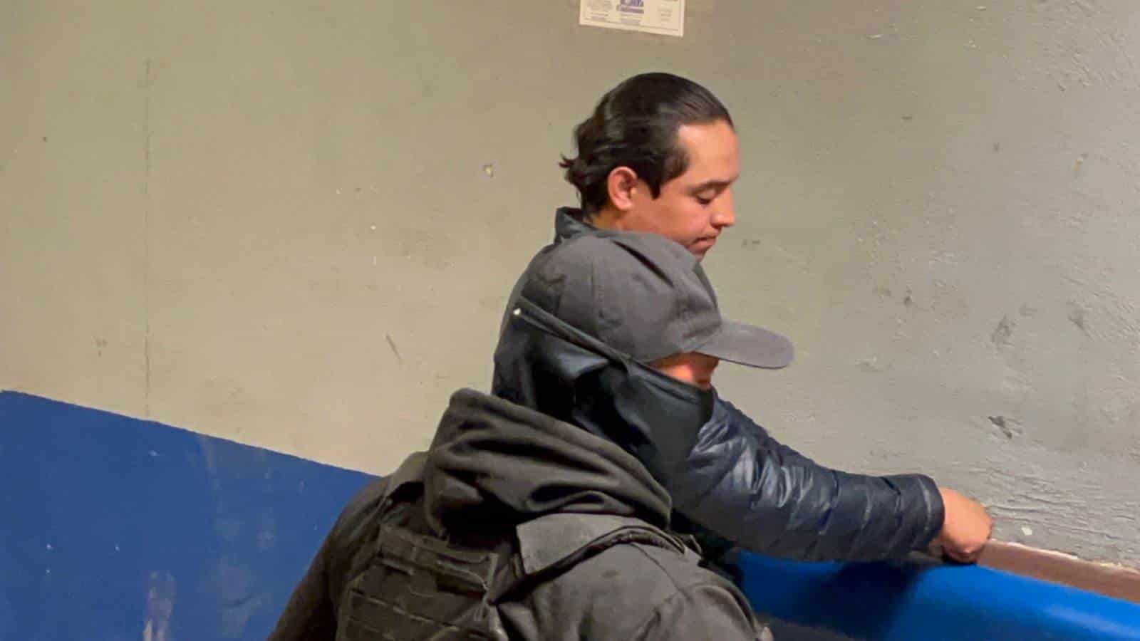 El detenido fue trasladado a la Comandancia Municipal.