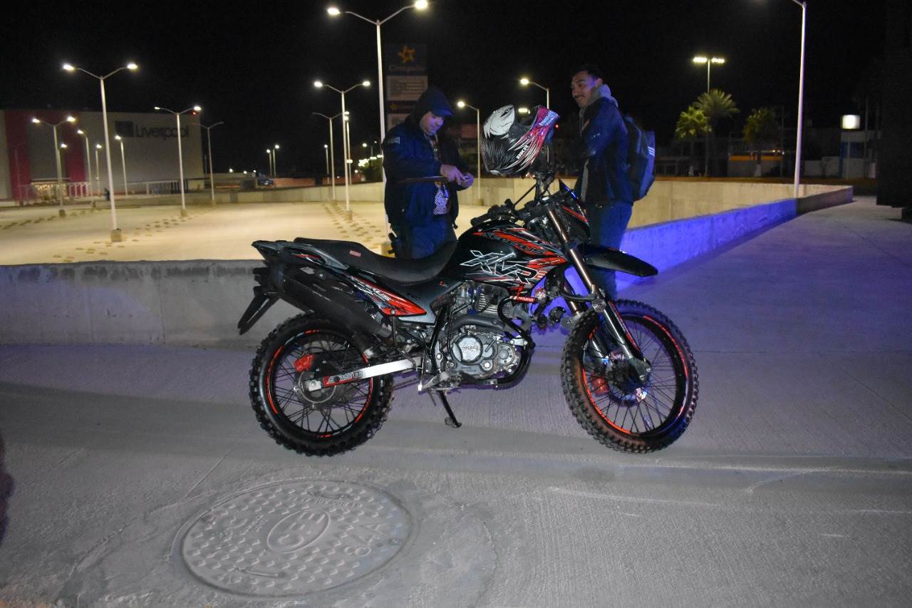 Refugio aseguró que su motocicleta la acababa de comprar con su aguinaldo.