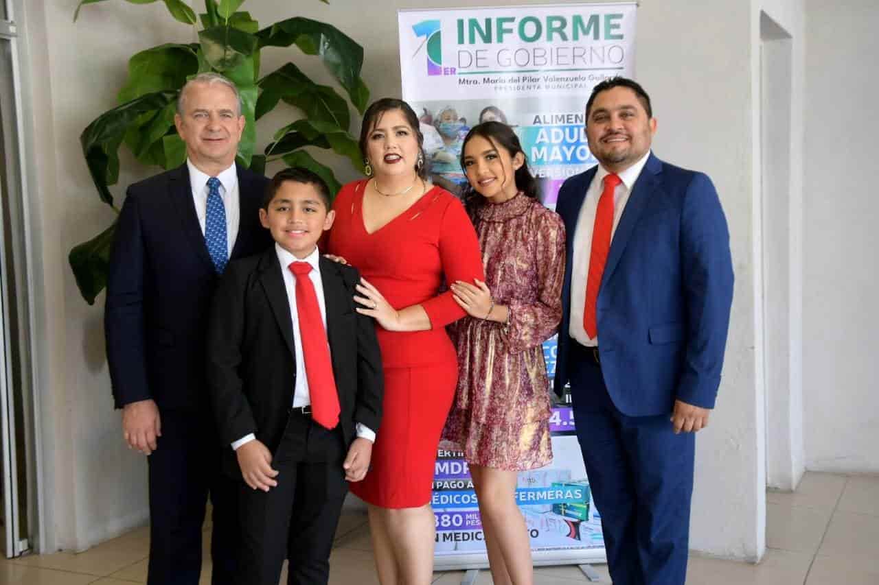 Rinde Pily Valenzuela Gallardo su primer informe de gobierno 
