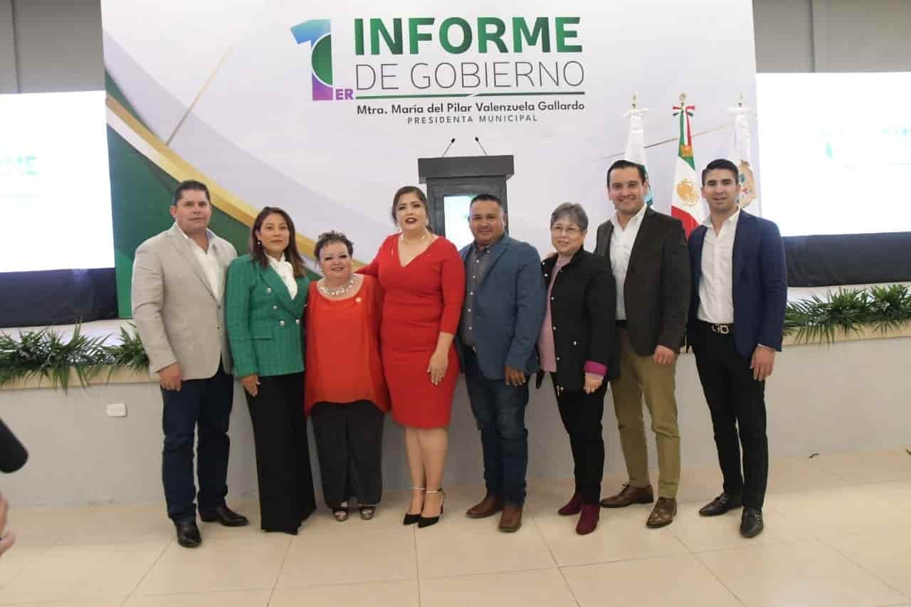 Rinde Pily Valenzuela Gallardo su primer informe de gobierno 