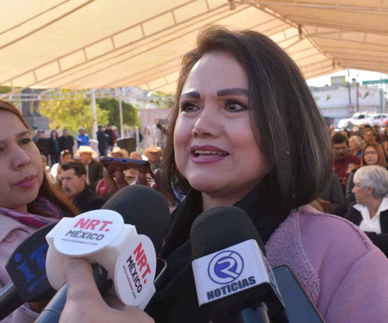 Isela Licerio Luevano líder del Sindicato Nacional de Trabajadores de la Educación de la Sección 38.