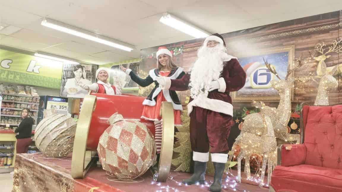 Llega Santa Claus a Súper Gutiérrez