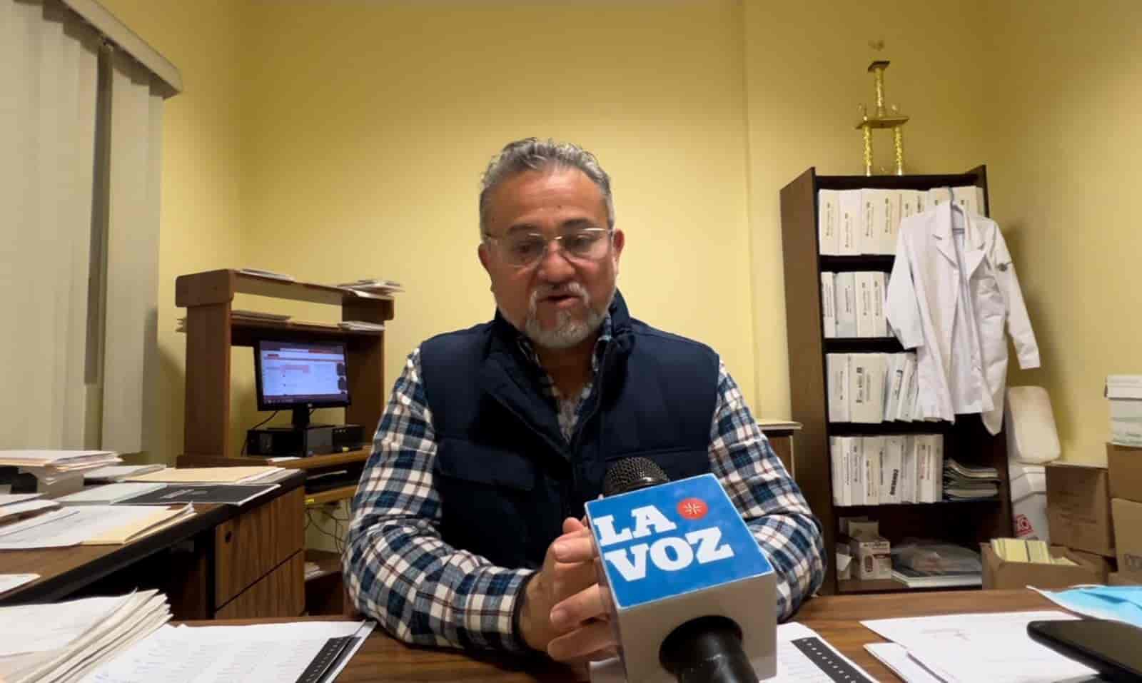 Yuri Nicolás Niño Vega, director del Hospital General “Hugo Héctor Martínez Tijerina”.