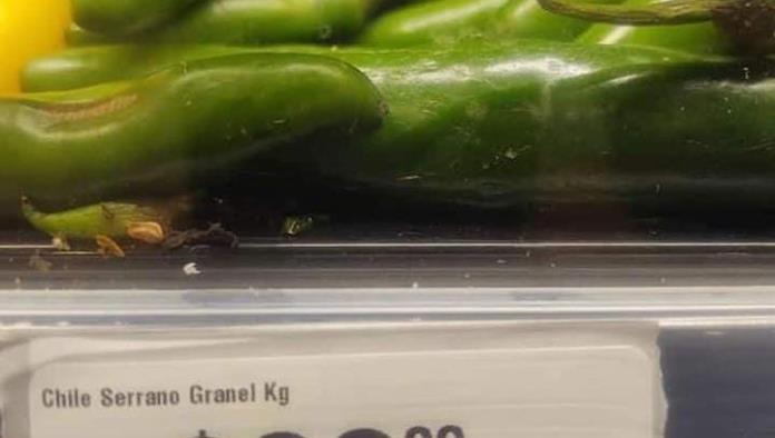 Cuesta 90 pesos el chile serrano
