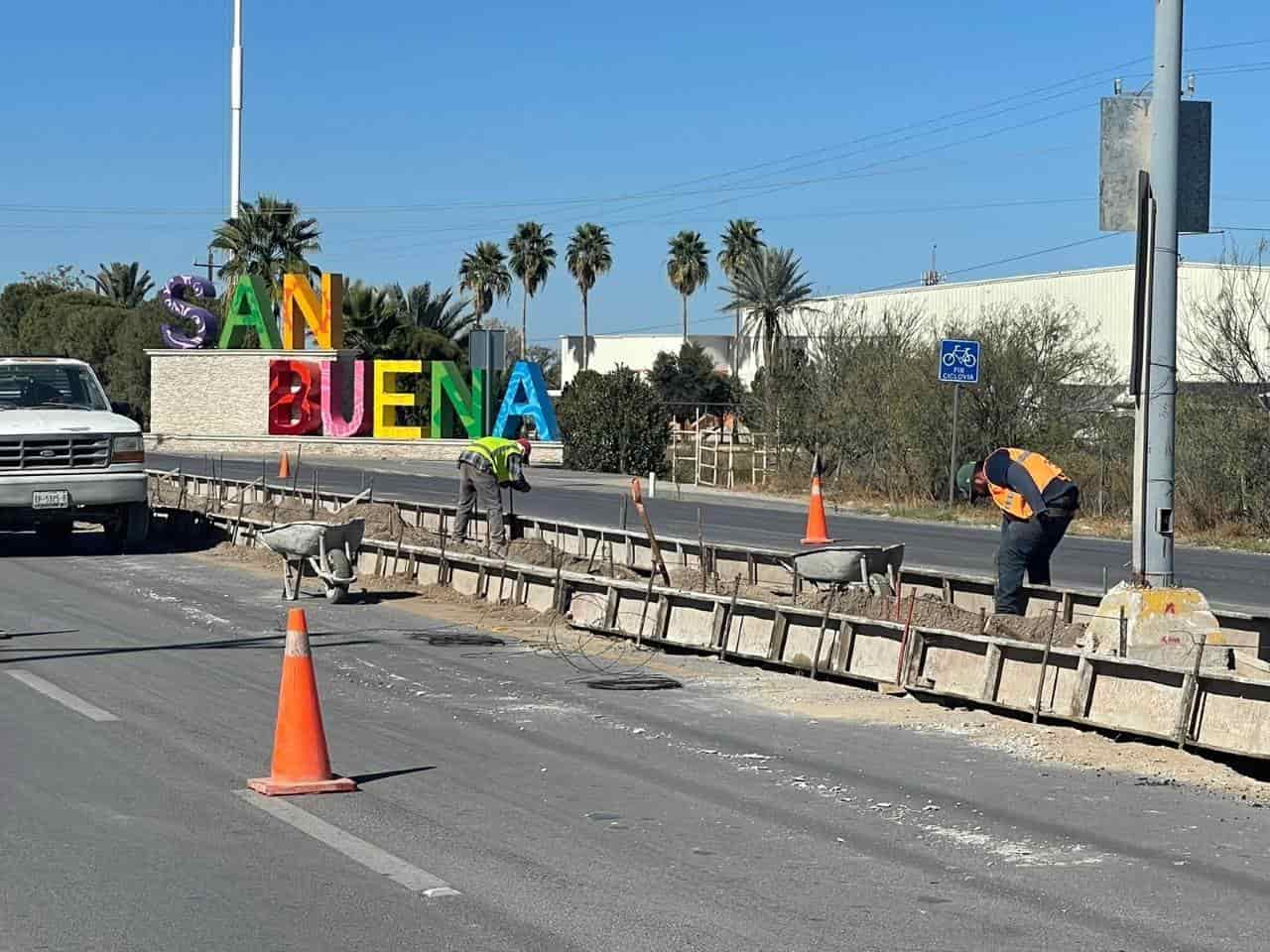 Mejora alumbrado Y camellón central