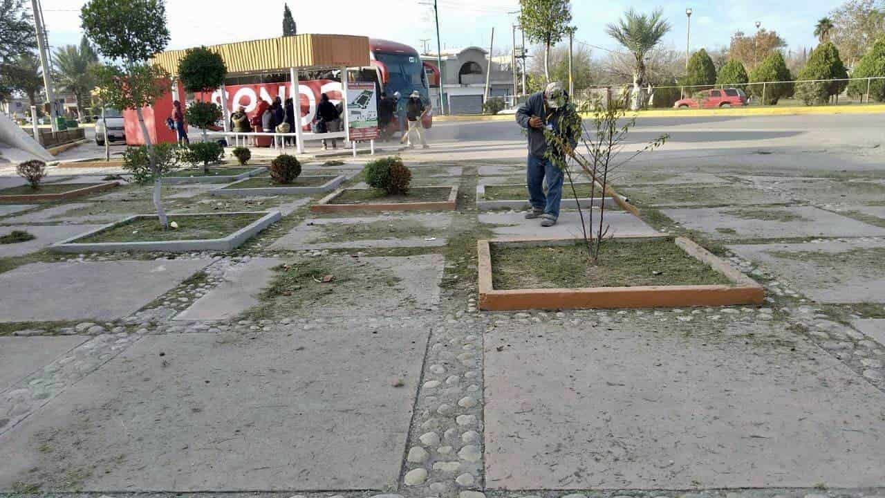 Mantienen labores de limpieza en Nava 