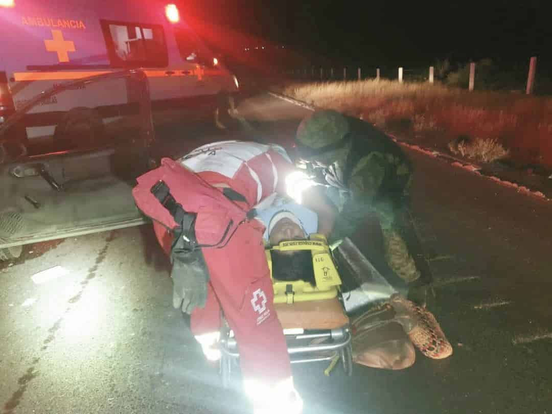 ‘Escapa’ de militares y desgracia a familia