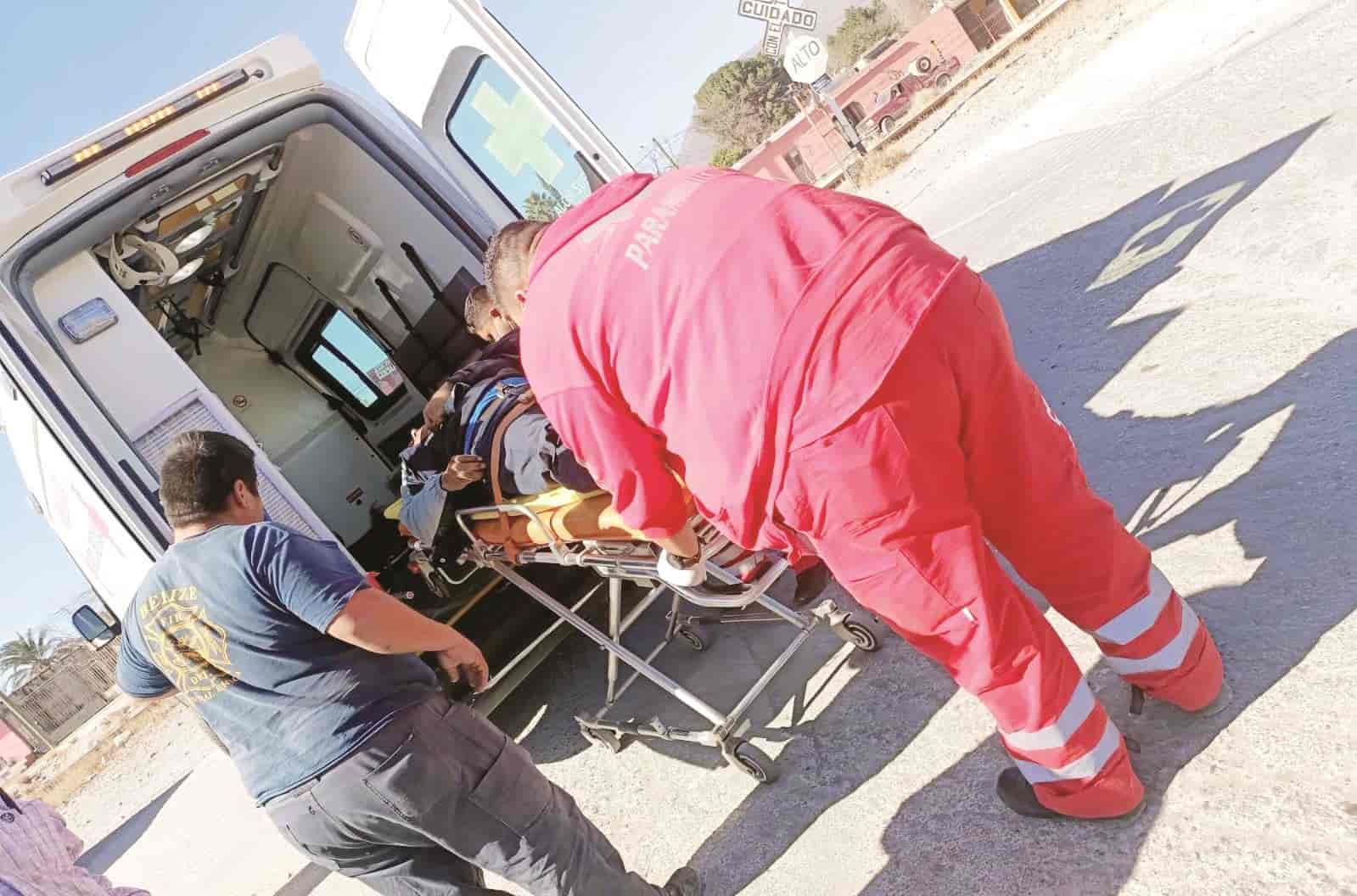 Se le atraviesa a motociclista 