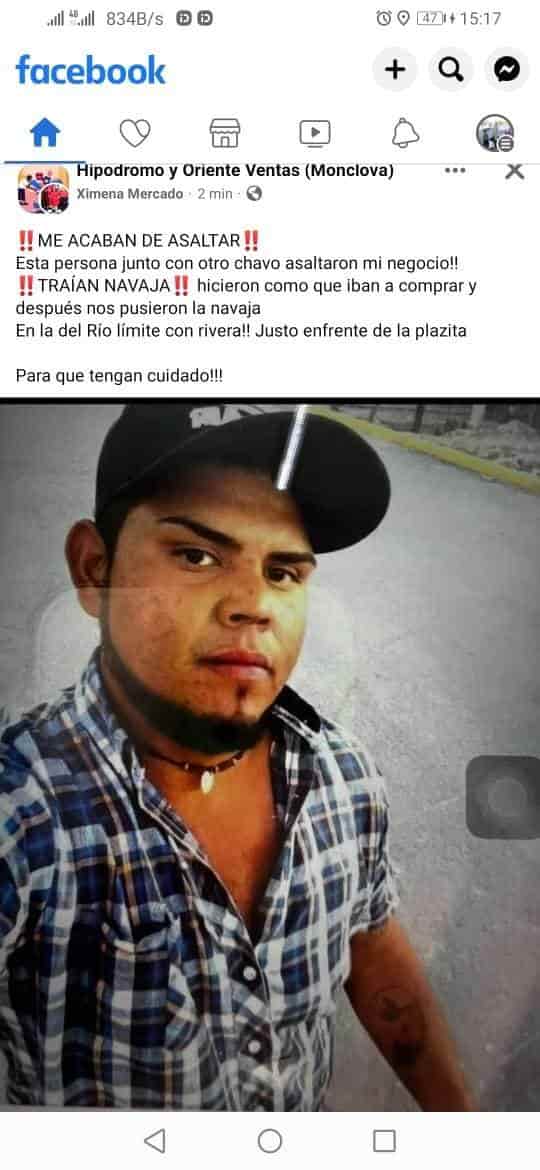 ‘Atoran’ a asaltante
