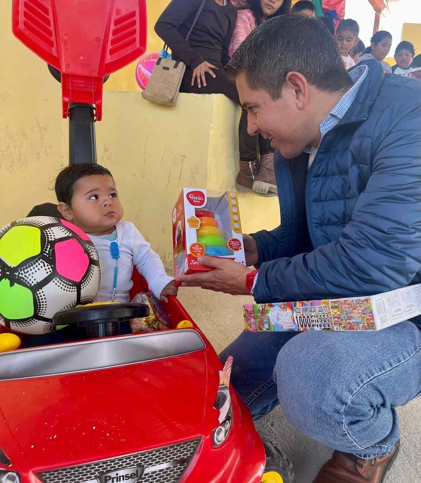 Visita Hugo varios ejidos