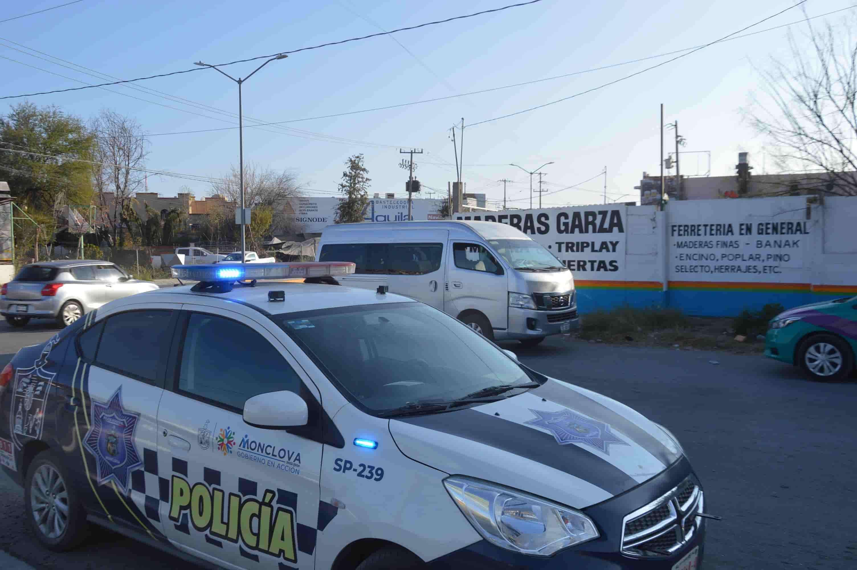 Se frena y le pegan atrás 