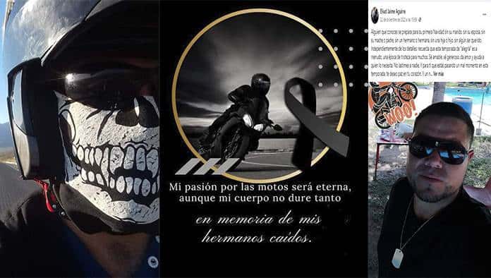 Tristeza, dolor y lágrimas deja el fallecimiento del joven motociclista Eliud Jaime Aguirre alias “Güero”.