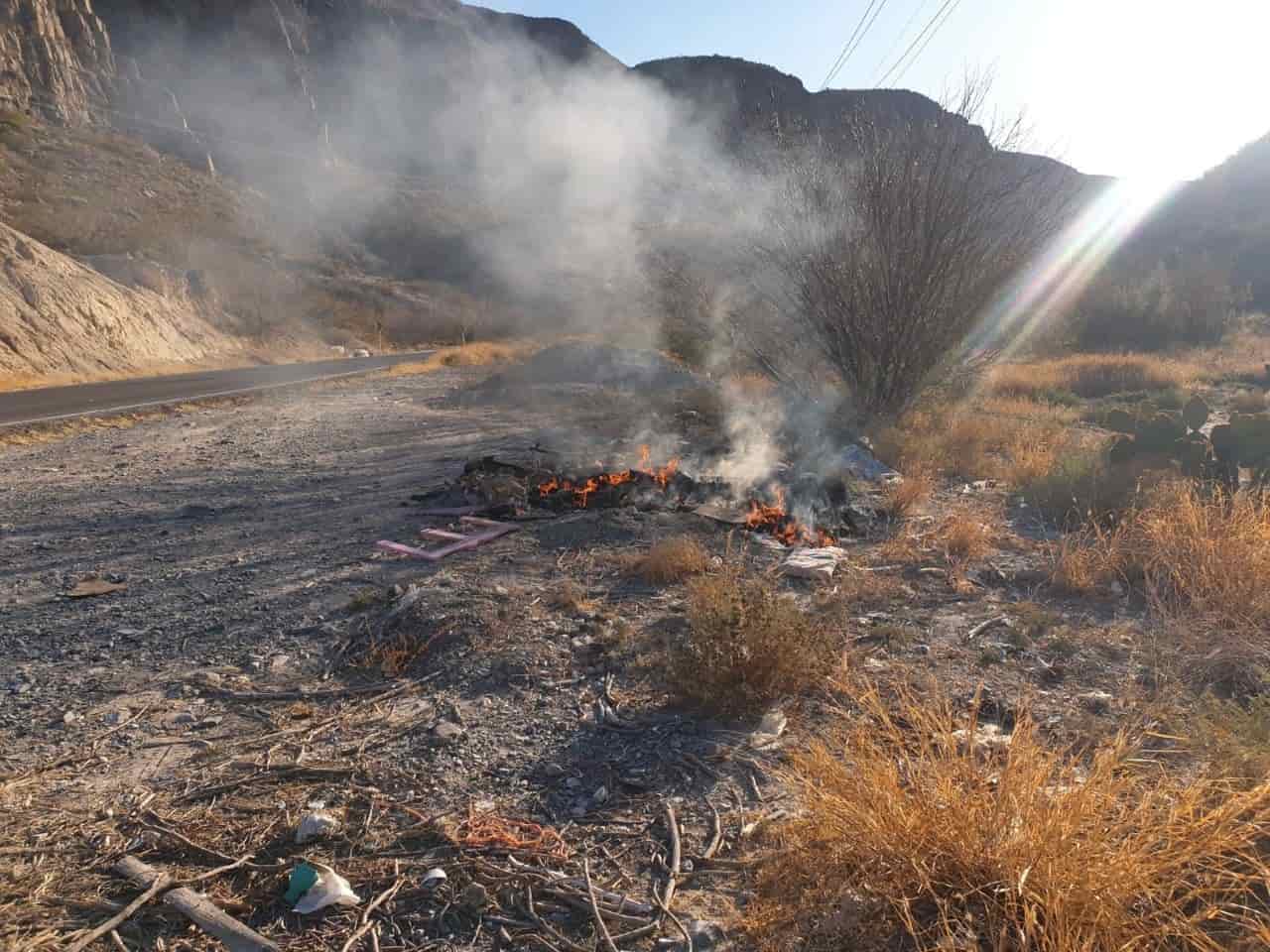 Controlan incendio en Cuatro Ciénegas
