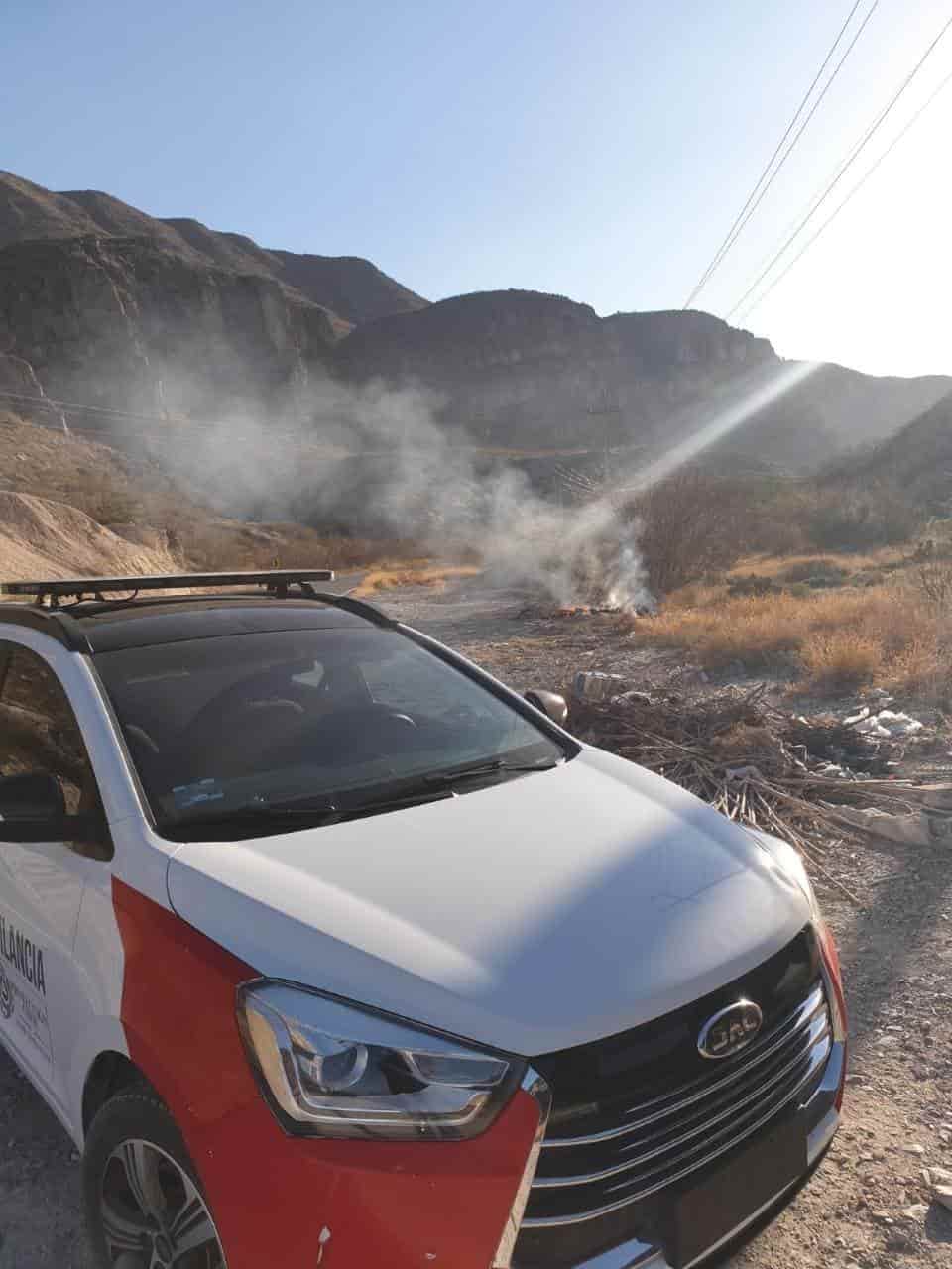 Controlan incendio en Cuatro Ciénegas