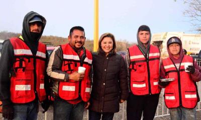 Agradece alcaldesa esfuerzo y dedicación de trabajadores de limpieza y bacheo