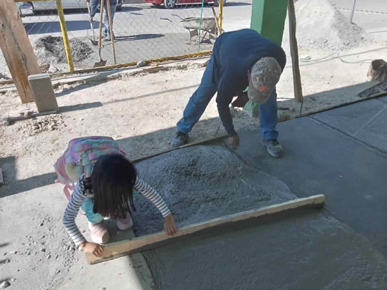 Agradecen  a Beto obras en el kínder