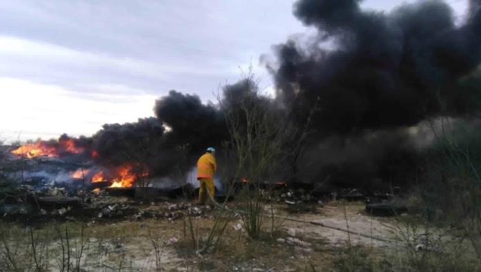 Sofocan incendio en la “Cascajera” 