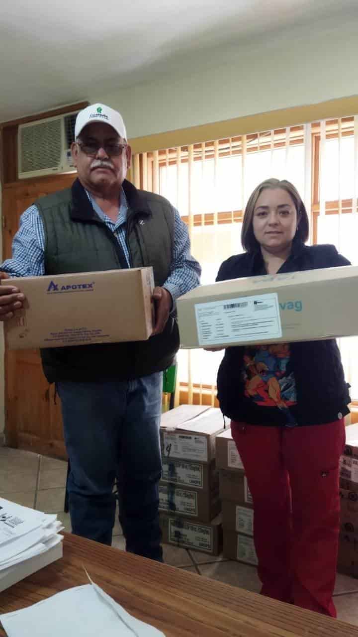 Donan medicamento pediátrico a Ciénegas