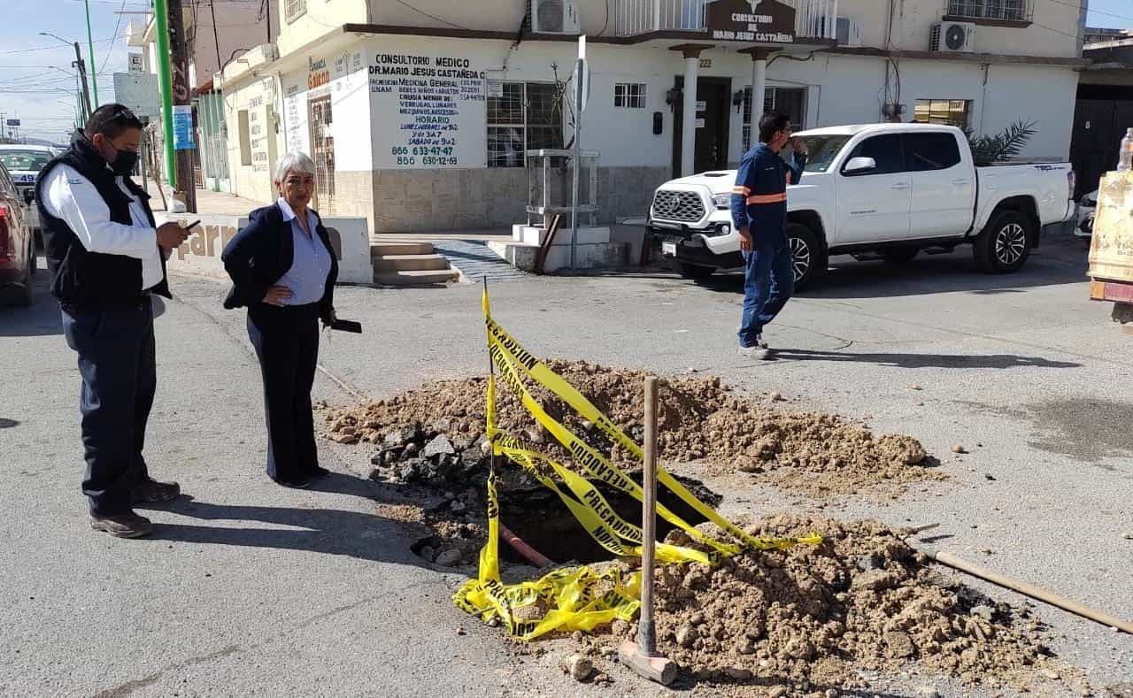 Tubería de calle Tiene 60 años