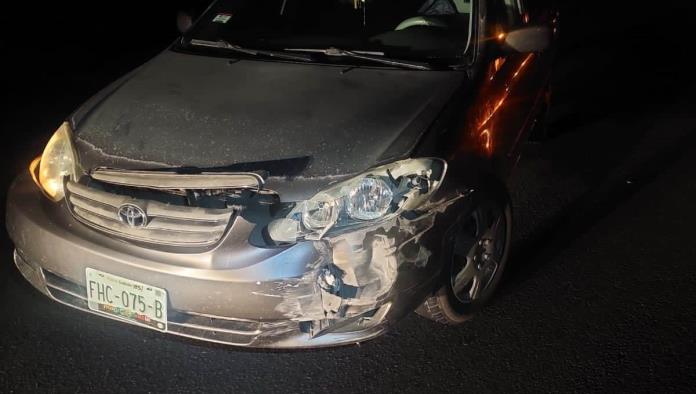 Reportan accidente carretero