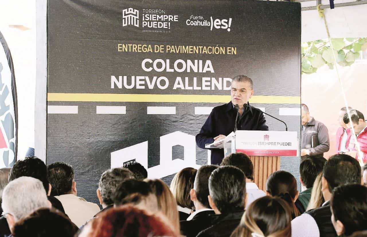 Entrega MARS obra de pavimentación