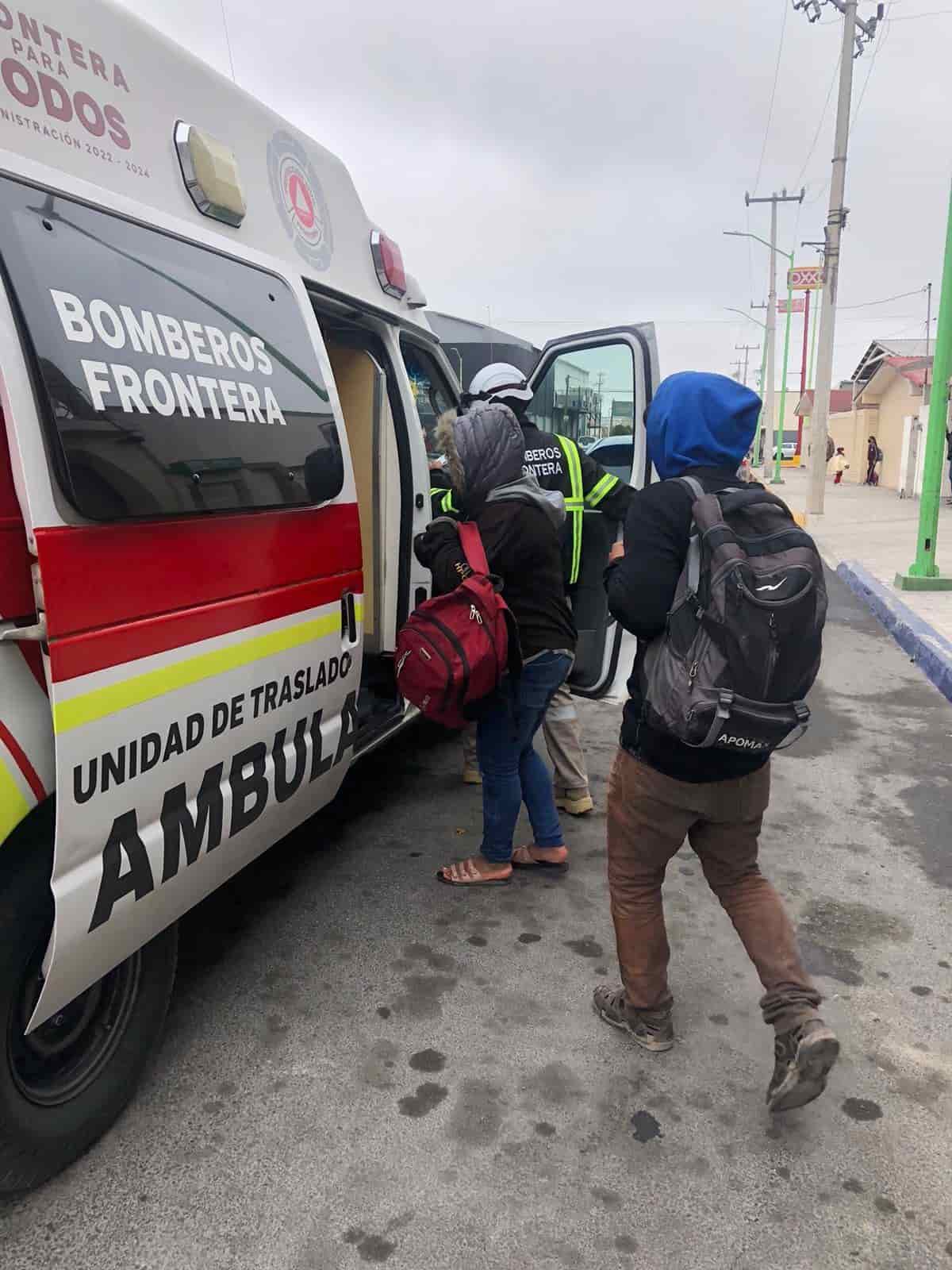 Salvan del frío a 5 en Frontera