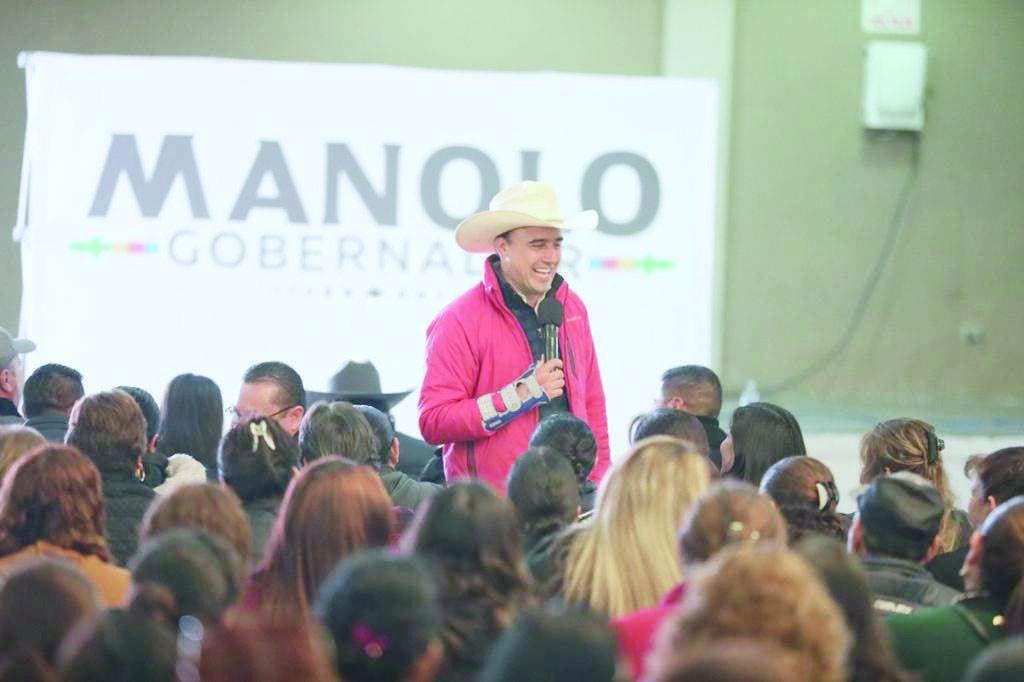 Obras para las colonias, barrios y ejidos: Manolo
