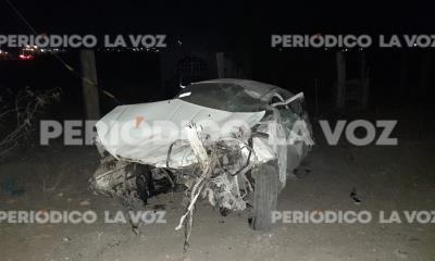 Registra Rosita fatal accidente automovilístico