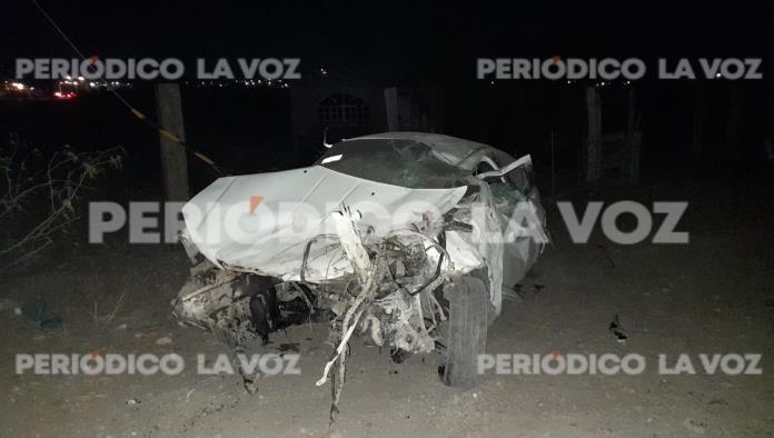 Registra Rosita fatal accidente automovilístico