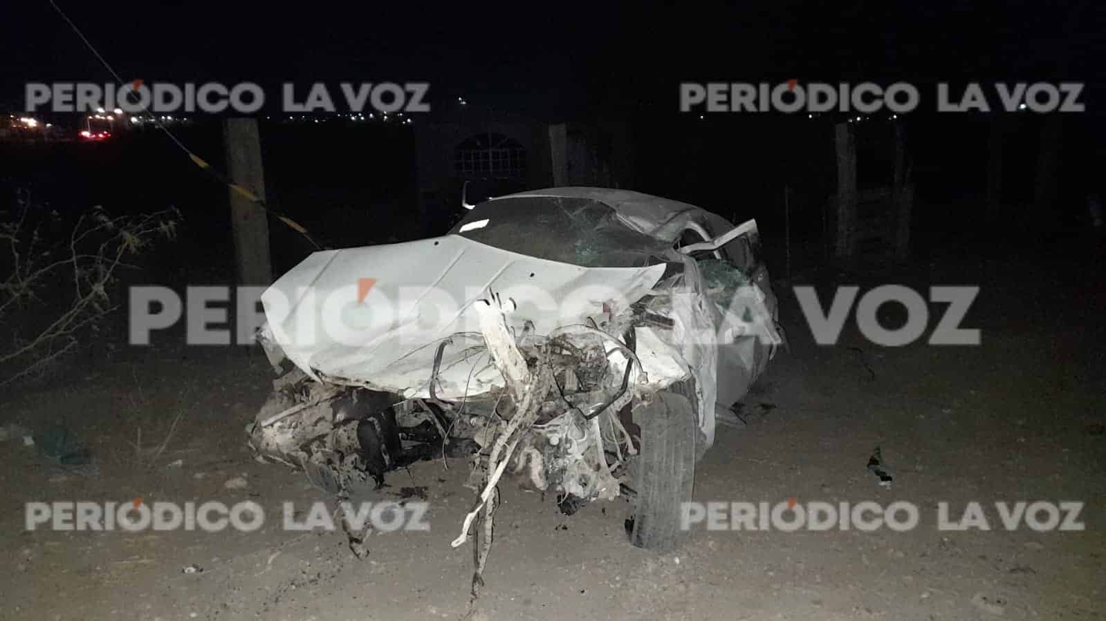 Registra Rosita fatal accidente automovilístico