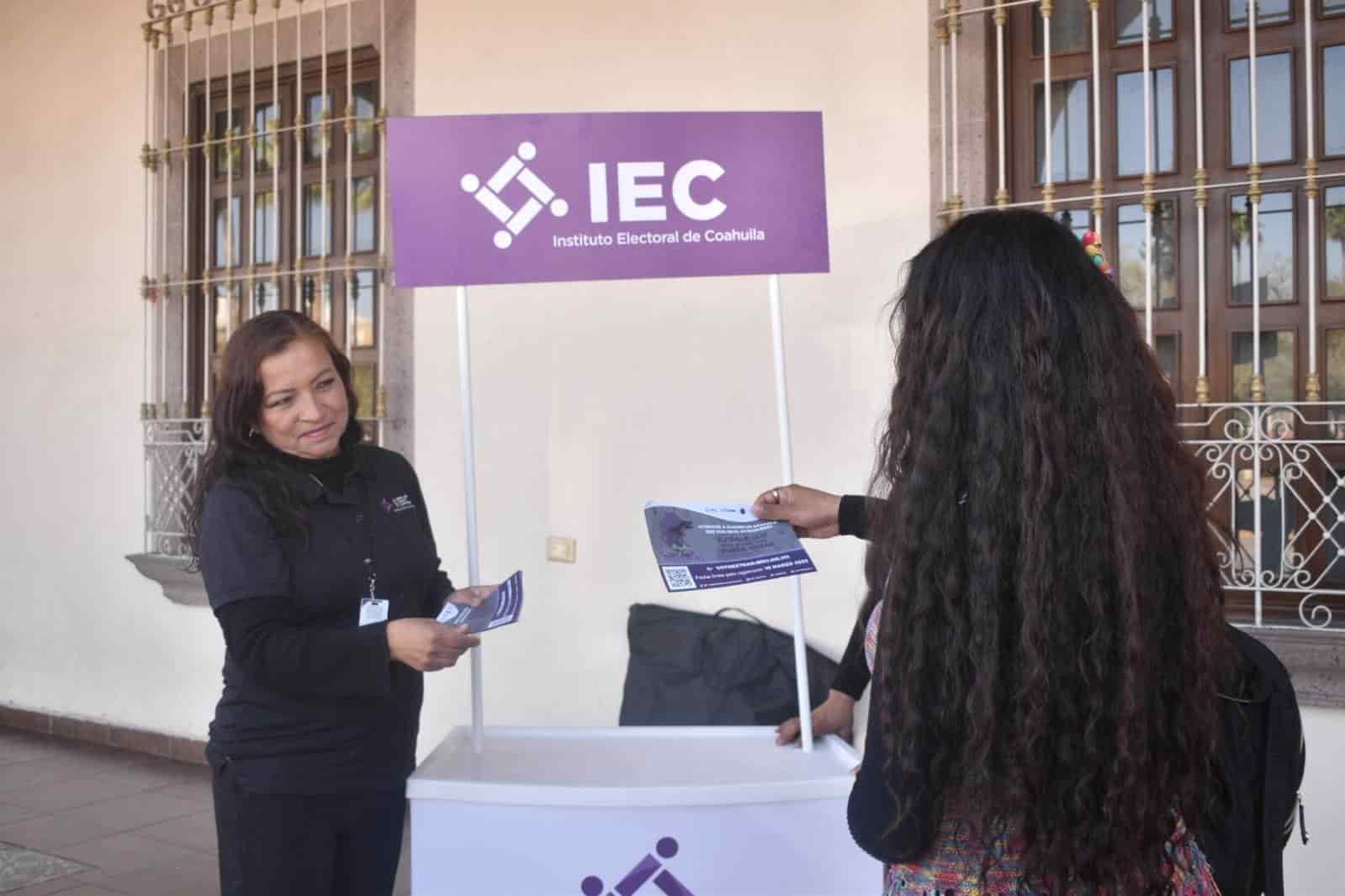Instalan módulo del IEC en Frontera.