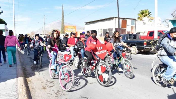 Realizan alumnos Bicicletada 2023