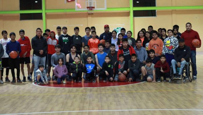 Realizan 1era escuelita de basquetbol en Nava 