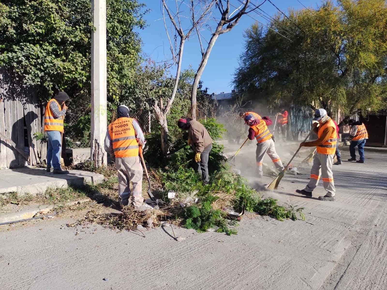 Realizan en Frontera Brigada de limpieza