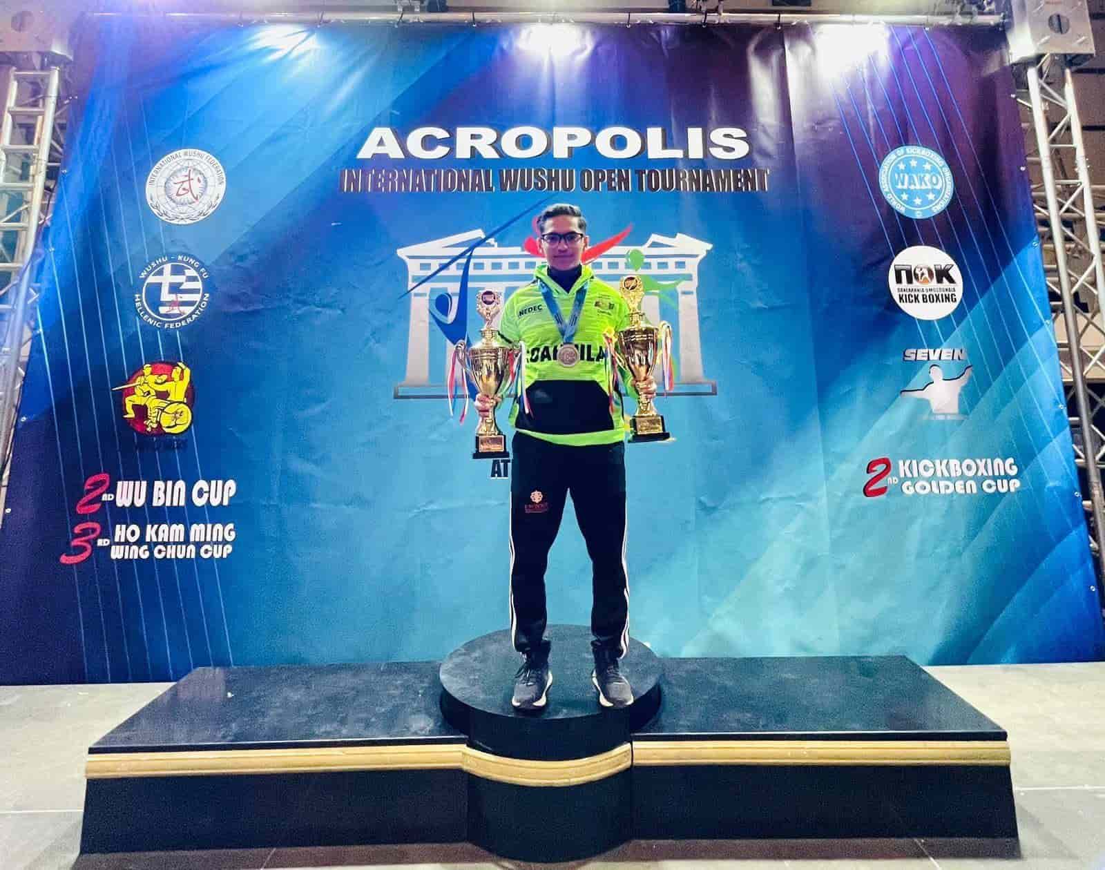 Marcos López conquistó dos medallas de Oro, para México.