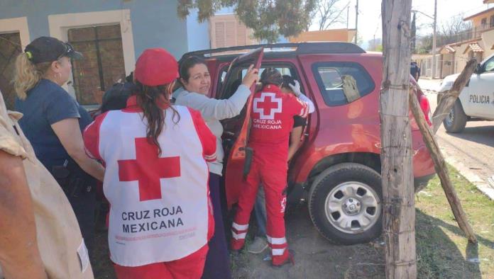 Quedan menores heridos en choque
