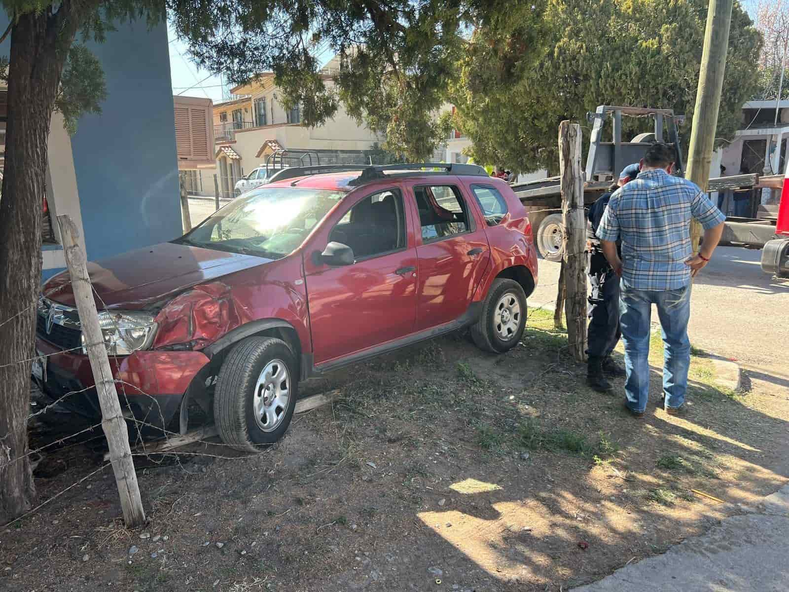 Quedan menores heridos en choque