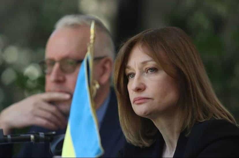 Embajadora de Ucrania pide apoyo a México por guerra en su país