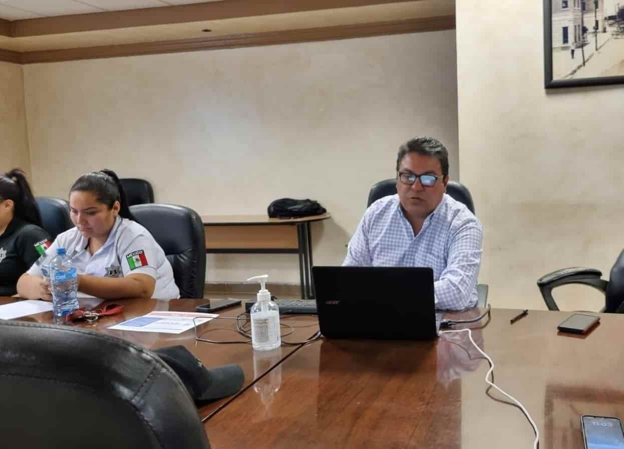 El alcalde Roberto Clemente Piña Amaya tuvo una reunión virtual con Saúl Garduño Ramírez, Director del C3.
