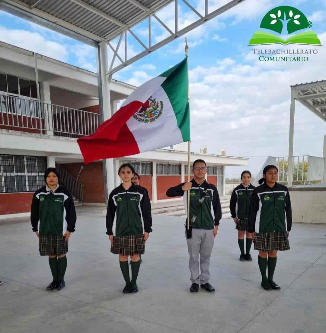 Entregan bandera al telebachillerato en Nava