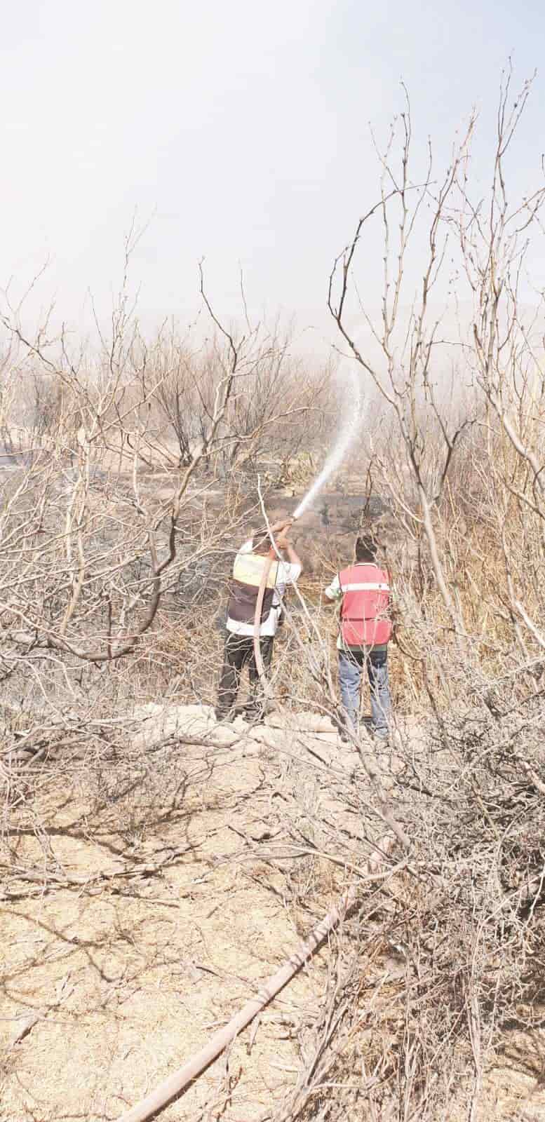Incendio en San Juan de Boquillas