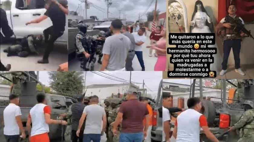 Militar dispara al suelo tras ataque a pedradas por turba, ¿qué sabemos?