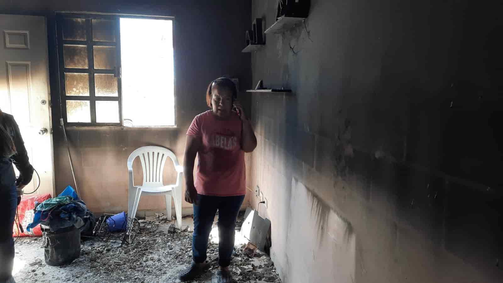 Pierden todo en Incendio de casa