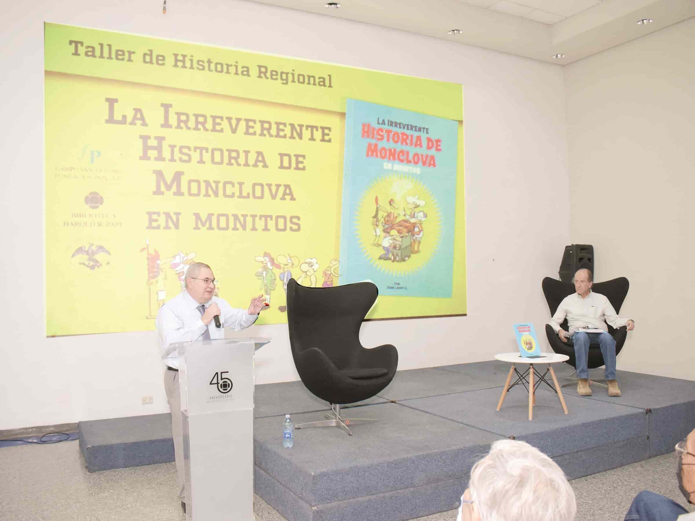 Presenta Libro La irreverente Historia de Monclova en monitos